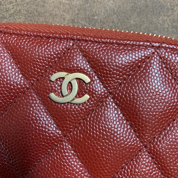 Authentic Red Chanel Wallet - Picture 4 of 6